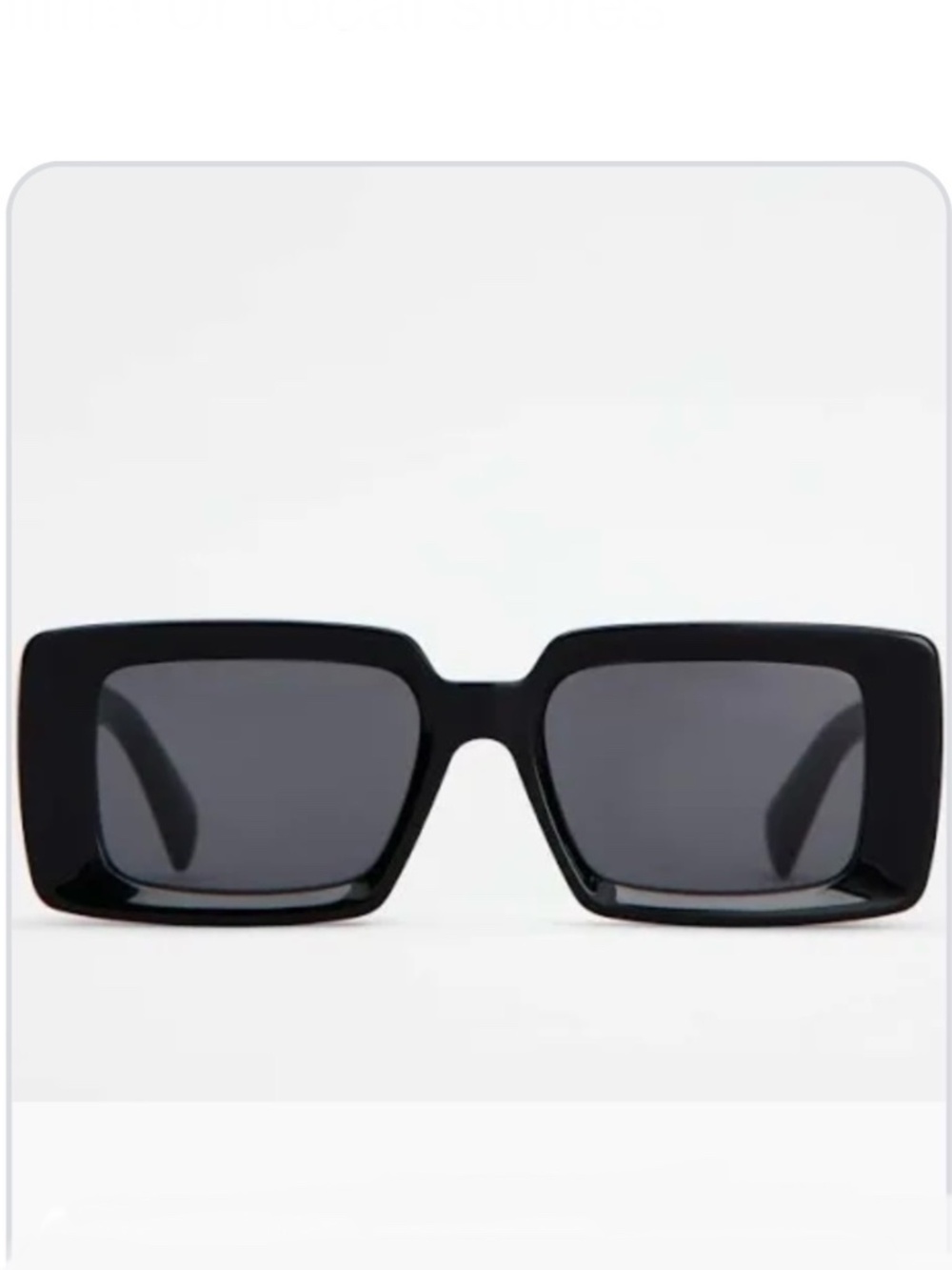 Tod’s TO0366 01A Shiny Black Rectangular Sunglasses | Gray Lens NWOT